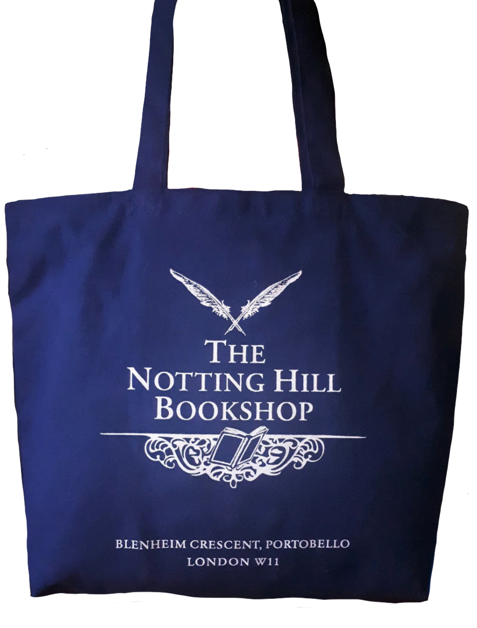 Navy Zipped Bookshop Tote Bag