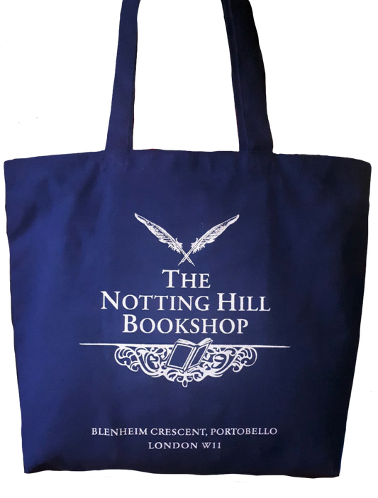 Navy Zipped Bookshop Tote Bag