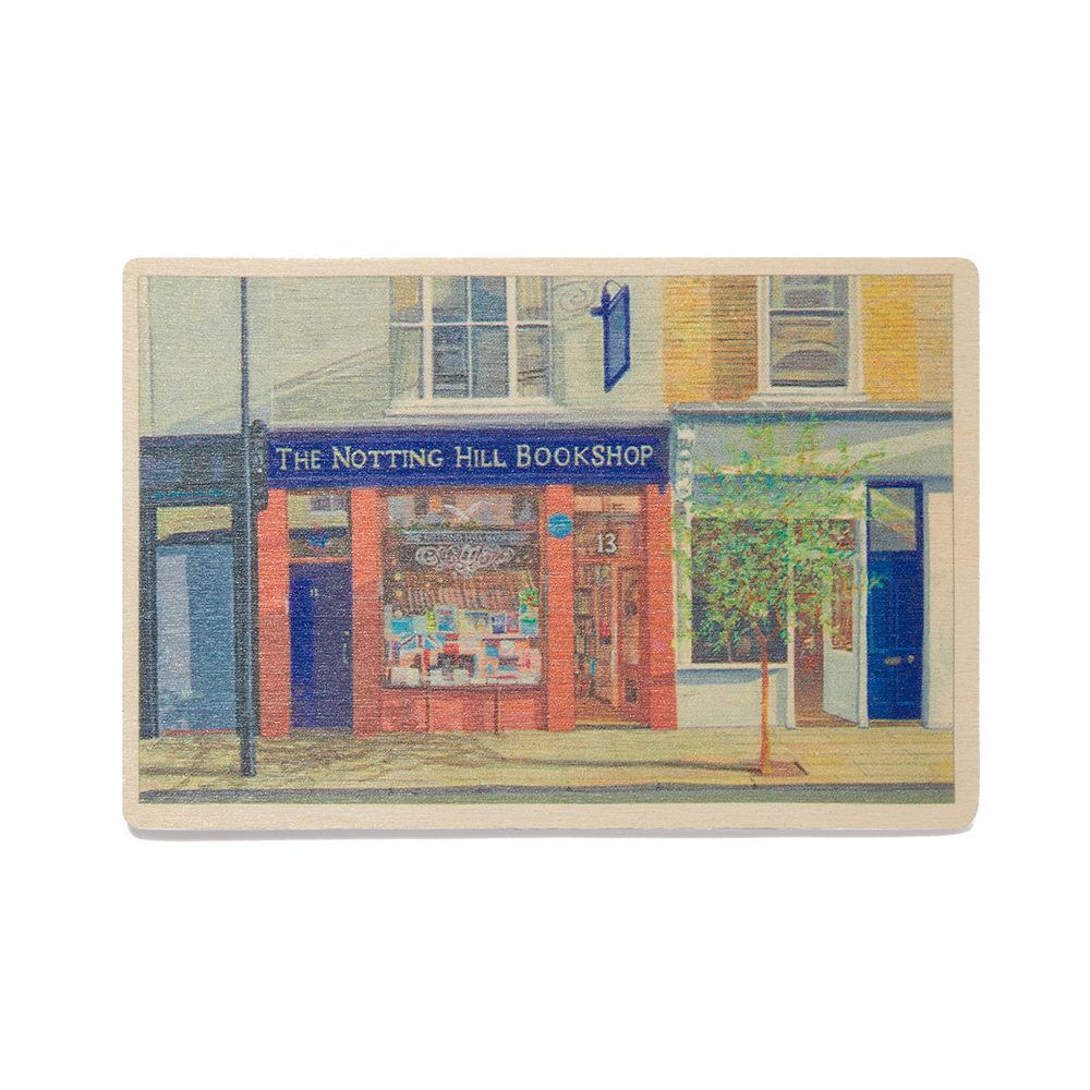 Notting Hill Bookshop Wood Post Card