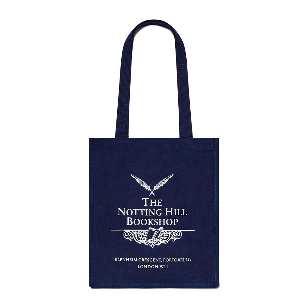 Navy Bookshop Tote Bag