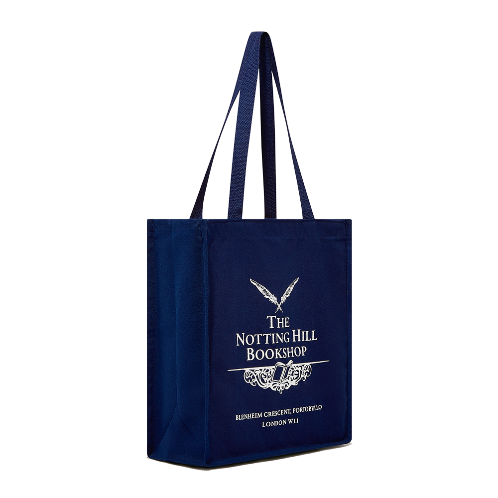 Navy Bookshop Tote Bag